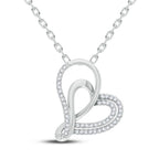 14K 0.15CT DIAMOND PENDANT - Johnny Dang & Co