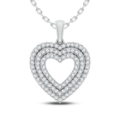 10K 0.50CT DIAMOND PENDANT - Johnny Dang & Co