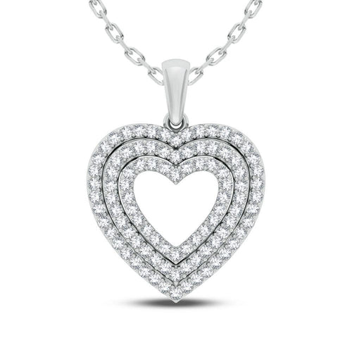 10K 0.50CT DIAMOND PENDANT - Johnny Dang & Co