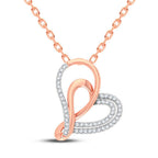 14K 0.15CT DIAMOND PENDANT - Johnny Dang & Co