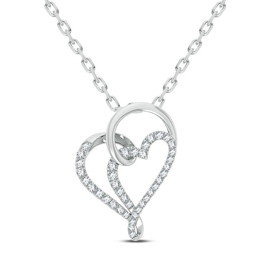 14K 0.33CT DIAMOND PENDANT - Johnny Dang & Co