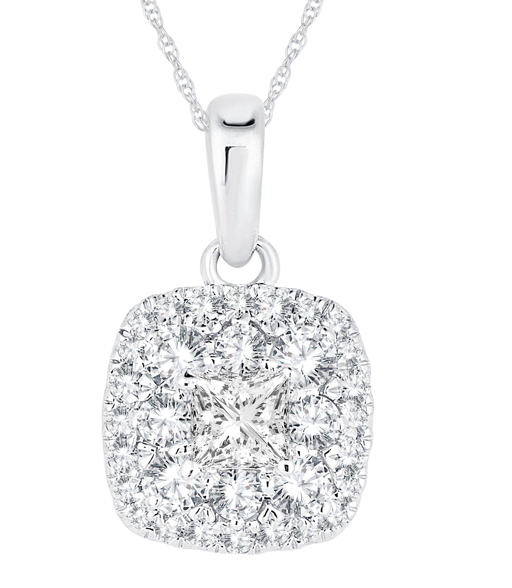 14k 0.50ct Diamond Pendants - Johnny Dang & Co