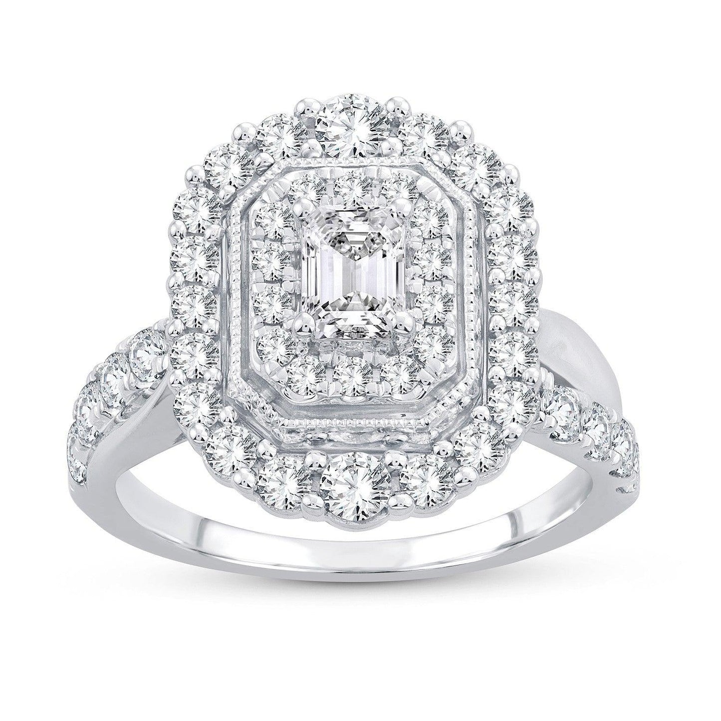 14K 1.50ct Fancy Cut Diamond Ring - Johnny Dang & Co