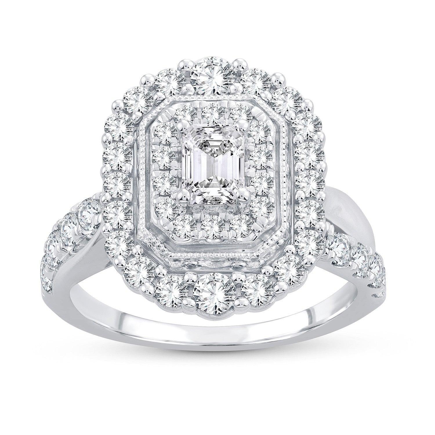 14K 1.50ct Fancy Cut Diamond Ring - Johnny Dang & Co