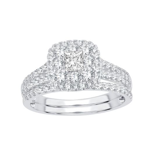 14K 1.17CT Diamond Bridal Ring - Johnny Dang & Co