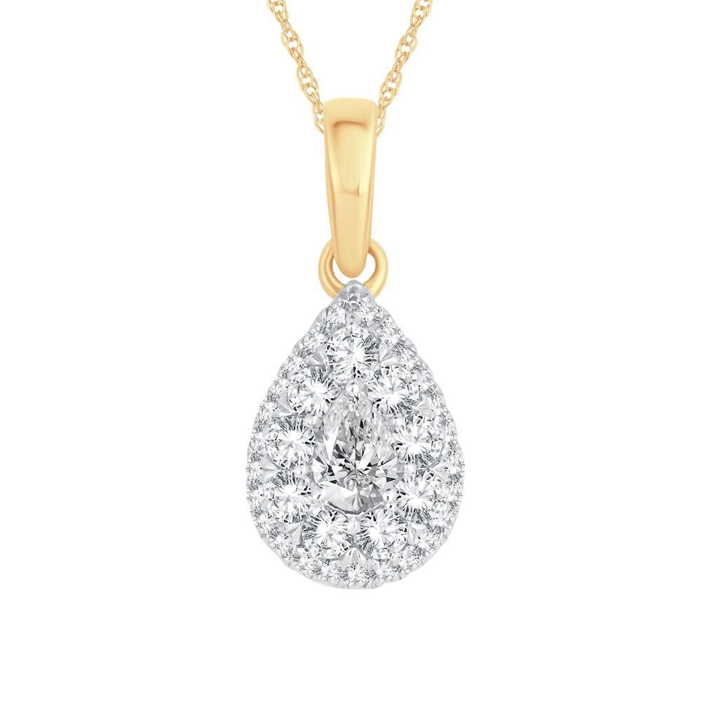 14k 0.50ct Diamond Pendants - Johnny Dang & Co