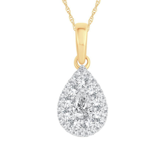14k 0.50ct Diamond Pendants - Johnny Dang & Co