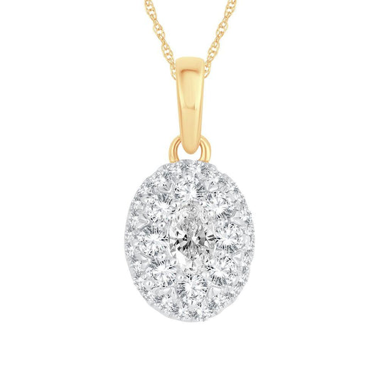 14k 0.50ct Diamond Pendants - Johnny Dang & Co