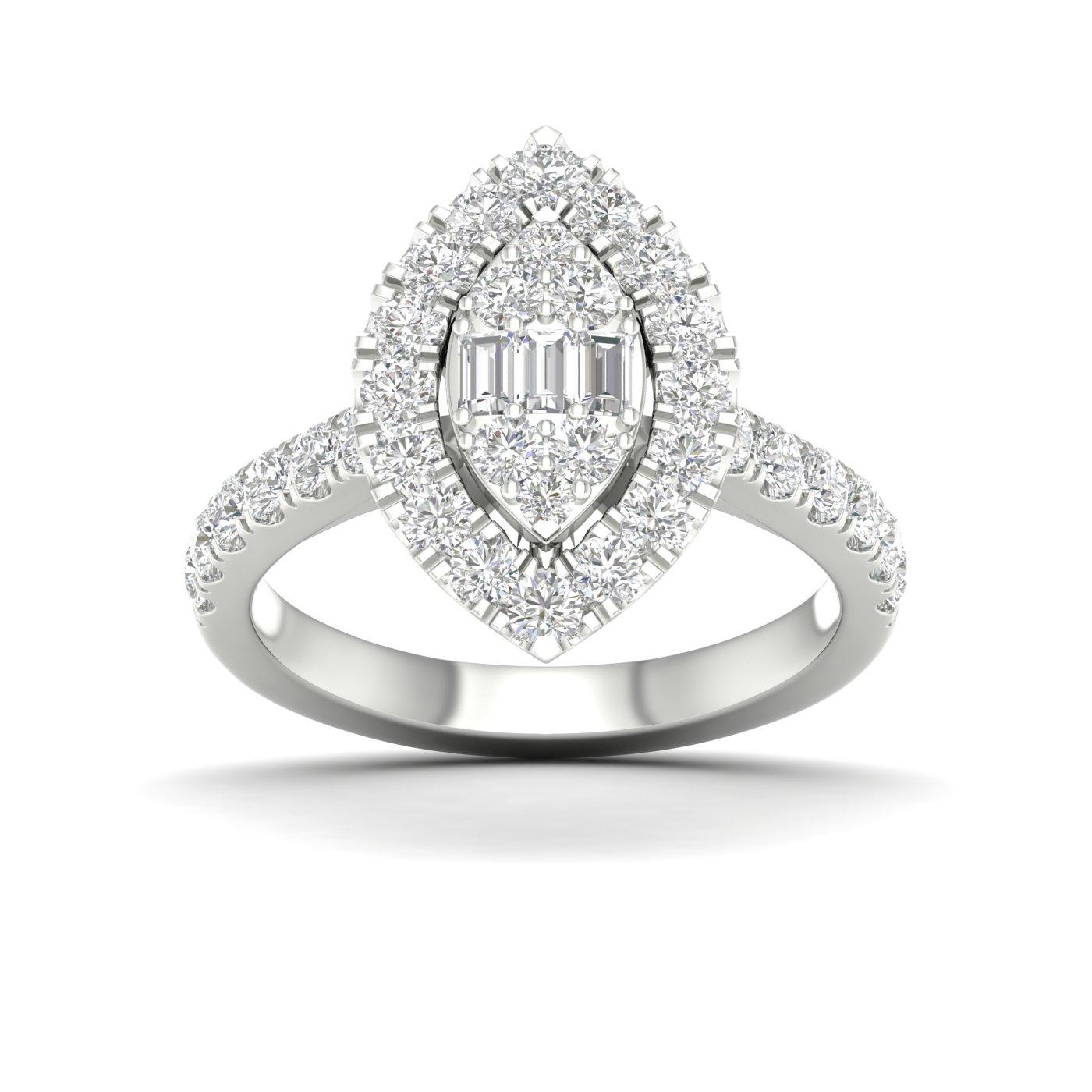 14K 1.00ct Diamond Ring - Johnny Dang & Co