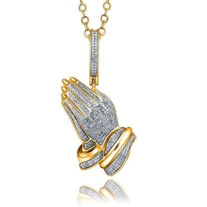 10K 0.68-0.83CT D-PRAYING HAND - Johnny Dang & Co