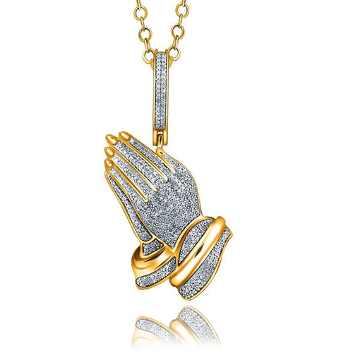 10K 0.68-0.83CT D-PRAYING HAND - Johnny Dang & Co