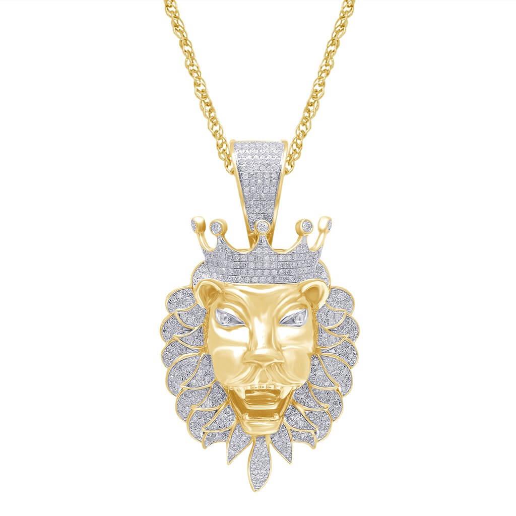 10K 0.96-1.06CT D-LION HEAD - Johnny Dang & Co