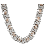 20mm Diamond Byzantine Chain - Johnny Dang & Co