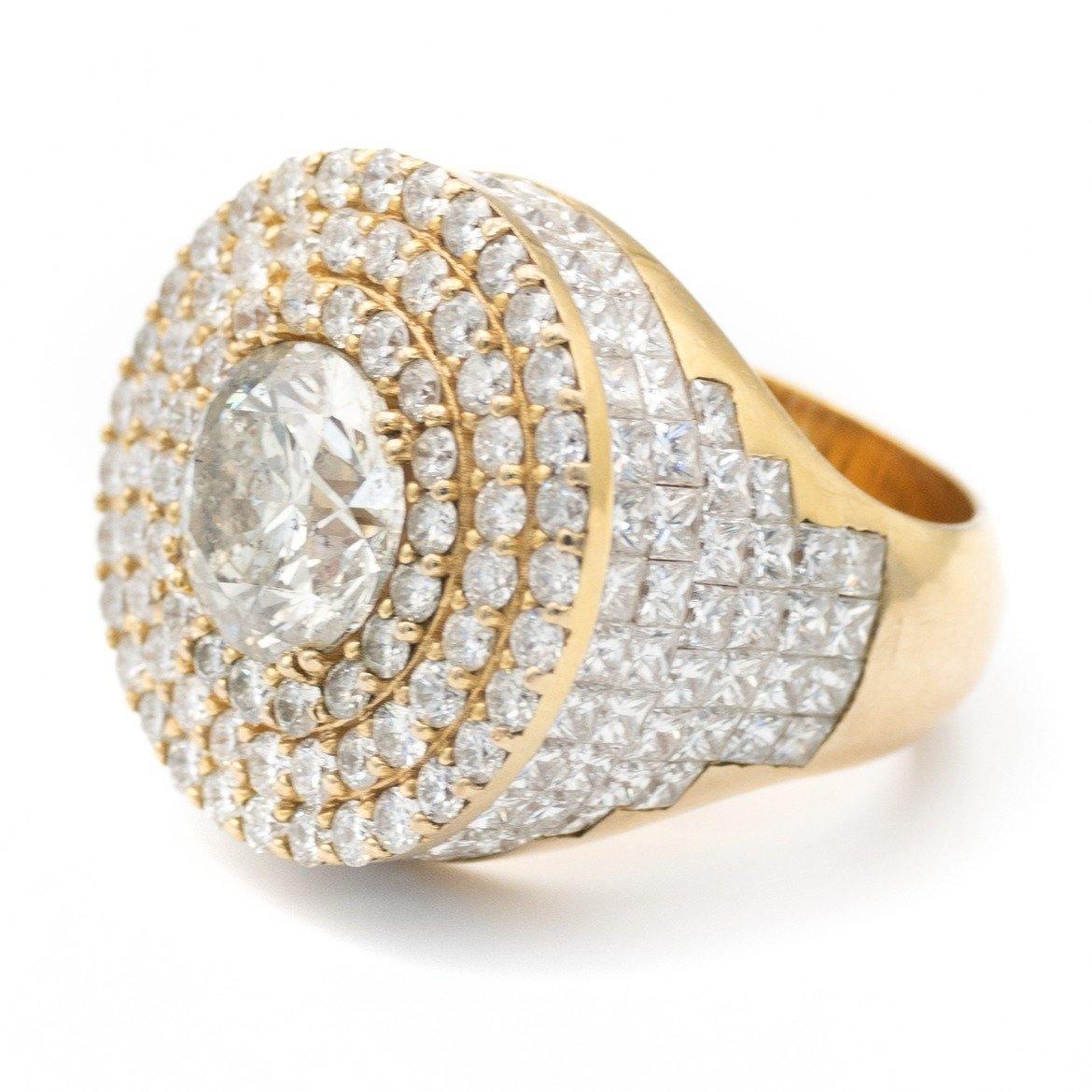Halo Diamond Tower Ring - Johnny Dang & Co