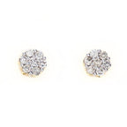 0.76CT Gold Diamond Earrings - Johnny Dang & Co