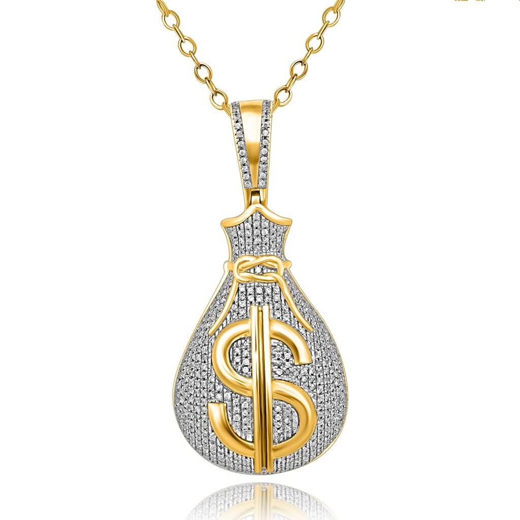 10K 0.79-0.92CT D-MONEY BAGS - Johnny Dang & Co
