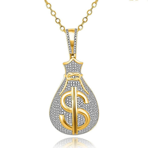 10K 0.79-0.92CT D-MONEY BAGS - Johnny Dang & Co