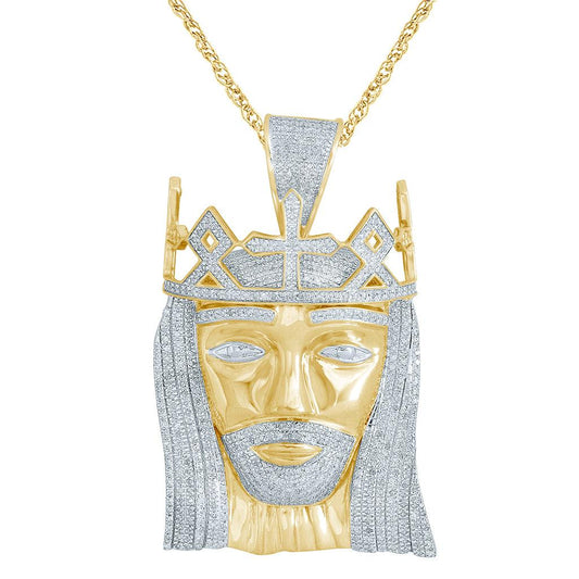 10K 1.72-1.80CT D-PENDANT MEN RDS MP - Johnny Dang & Co