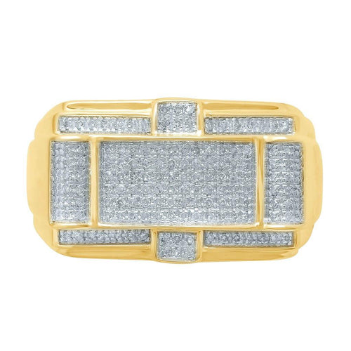 10K 0.40-0.42CT D-RING MENS RDS MP - Johnny Dang & Co