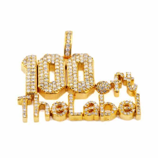 100 ft The Label Diamond Pendant - Johnny Dang & Co