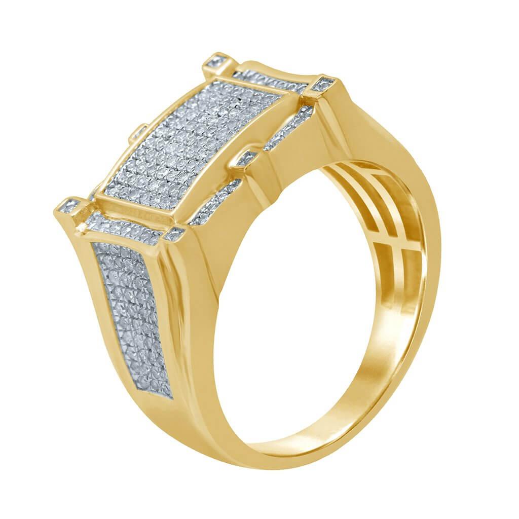 10K 0.60-0.67CT D-RING MEN RDS MP - Johnny Dang & Co