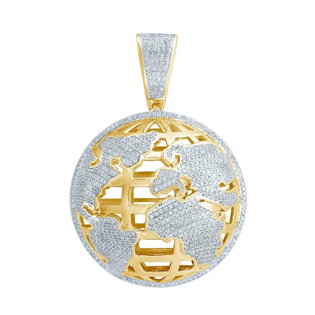 10K 1.60-1.68CT D-GLOBE MAP - Johnny Dang & Co