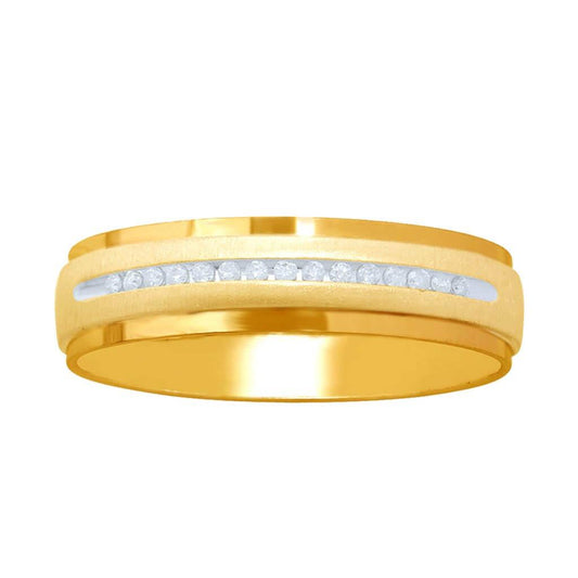 10K 0.10CT D-MENS BANDS - Johnny Dang & Co