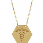 JDSP87513 - ENGRAVABLE MEDICAL IDENTIFICATION NECKLACE - Johnny Dang & Co