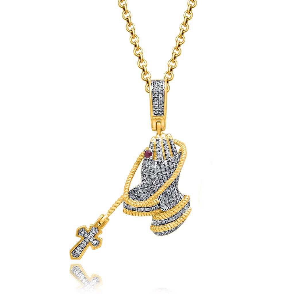 10K 0.27-0.31CT D-PRAYING HAND - Johnny Dang & Co