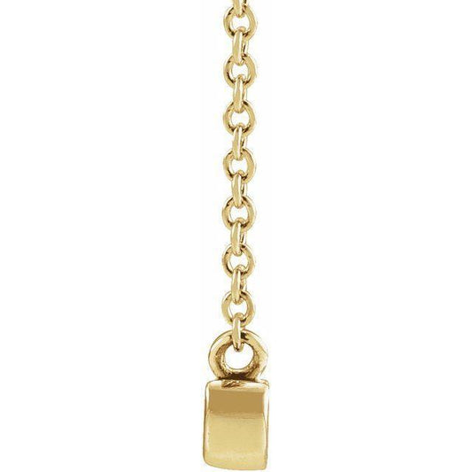 JDSP87395 - PETITE MAMA SCRIPT NECKLACE - Johnny Dang & Co