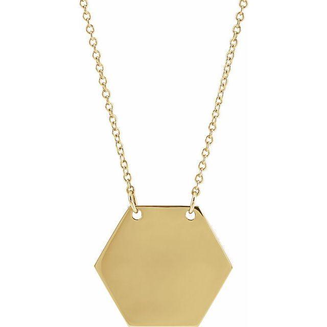 JDSP87513 - ENGRAVABLE MEDICAL IDENTIFICATION NECKLACE - Johnny Dang & Co