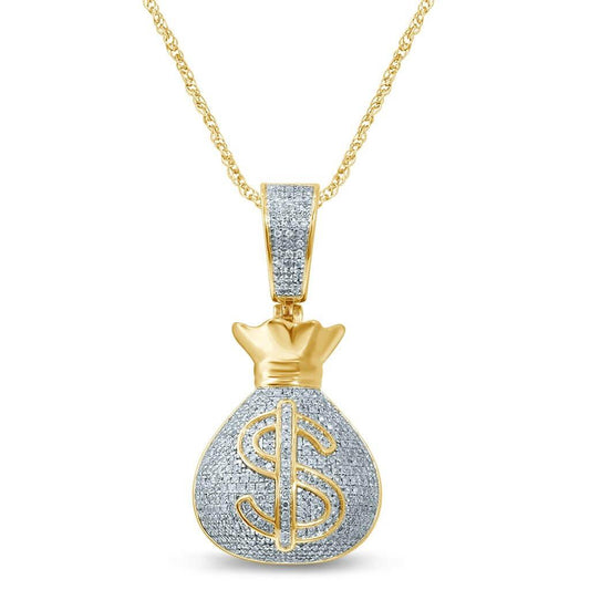 10K 0.90-0.94CT D-MONEY BAGS - Johnny Dang & Co