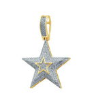 10K 0.31-0.36CT D-ASSORTED CHARM "STAR" - Johnny Dang & Co