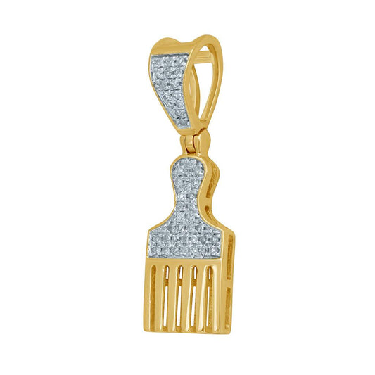 10K 0.13- 0.14CT D-COMB CHARM - Johnny Dang & Co