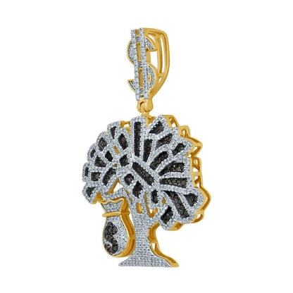 10K 1.13-1.23CT D-TREE WITH MONEY BAG & $ - Johnny Dang & Co
