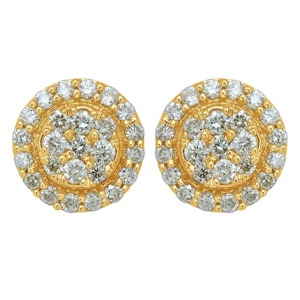 10K 0.72-0.78CT D-DARK EARRINGS - Johnny Dang & Co