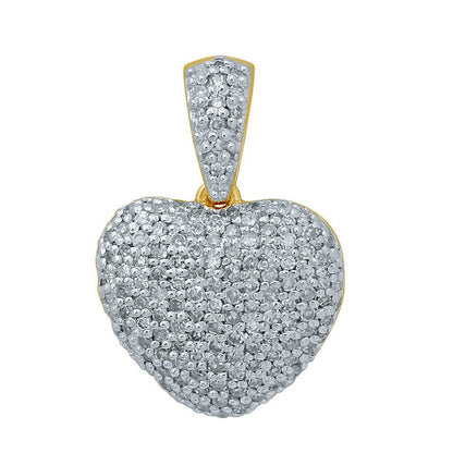 10K 0.31-0.38CT D-HEART CHARMS - Johnny Dang & Co