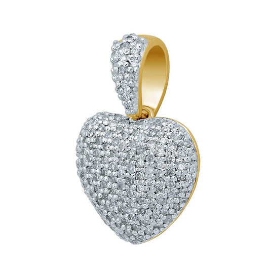10K 0.31-0.38CT D-HEART CHARMS - Johnny Dang & Co