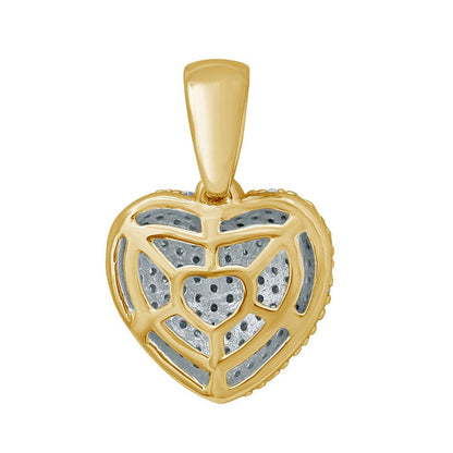10K 0.31-0.38CT D-HEART CHARMS - Johnny Dang & Co