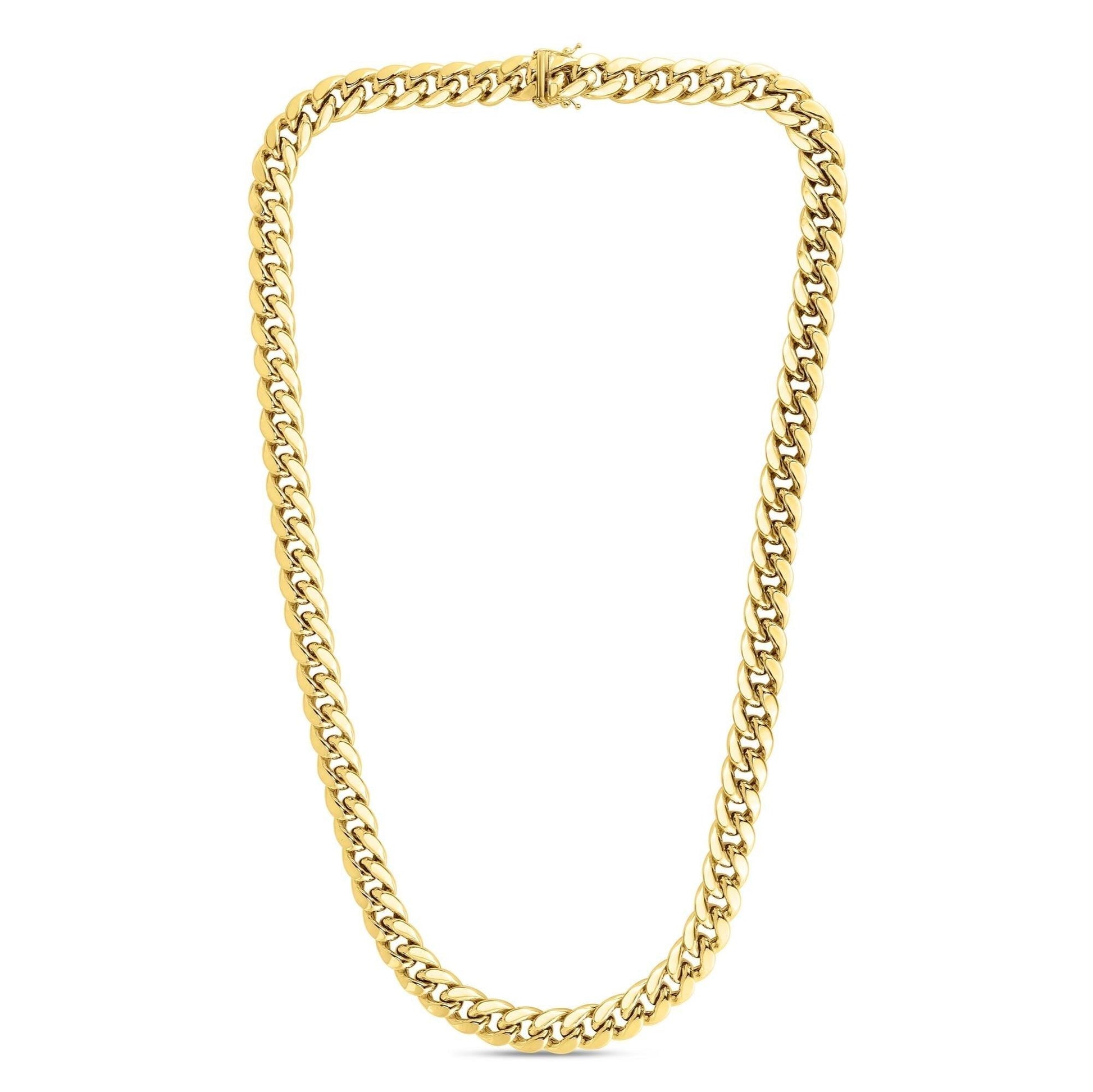 10K Gold 5mm Semi-Solid Classic Miami Cuban - Johnny Dang & Co