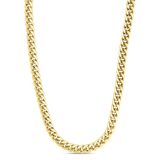 10K Gold 4.5mm Hollow Miami Cuban 20" 22" 24" - Johnny Dang & Co