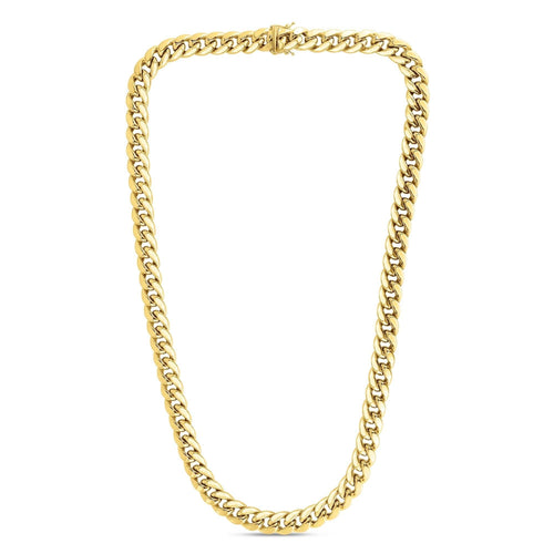 10K Gold 6.1mm Semi-Solid Classic Miami Cuban - Johnny Dang & Co