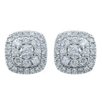 0.8cttw Cluster Diamond Earrings - Johnny Dang & Co