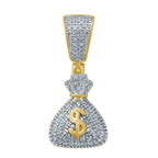 10K 0.19-0.21CT D-MONEY BAGS CHARM - Johnny Dang & Co
