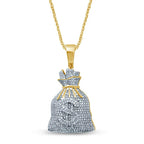 10K 0.75-0.82CT D-MONEY BAGS - Johnny Dang & Co