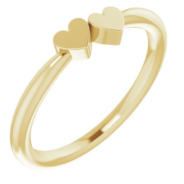 JDSP57702 - ENGRAVABLE HEART RING - Johnny Dang & Co