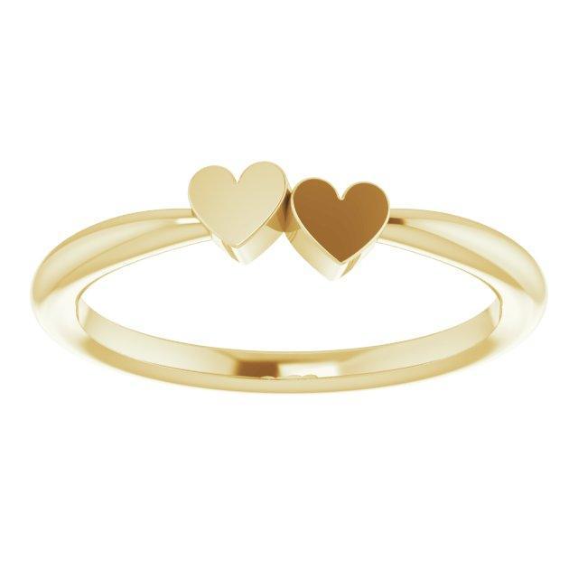 JDSP57702 - ENGRAVABLE HEART RING - Johnny Dang & Co