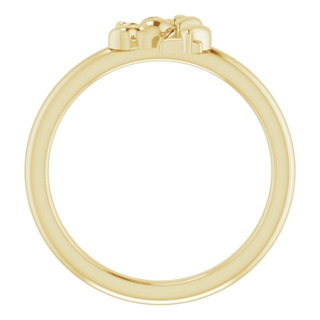 JDSP52352 - YOUTH UNICORN RING - Johnny Dang & Co