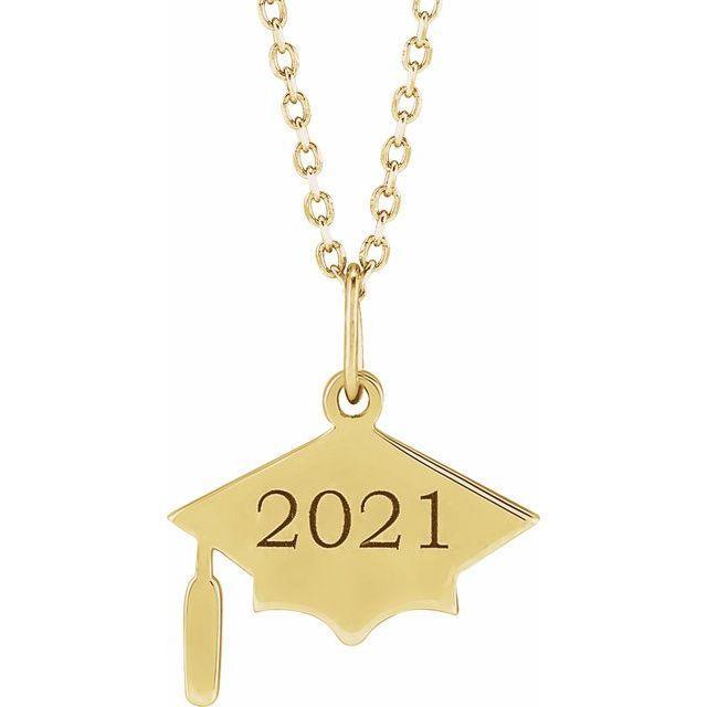 JDSP87765 - GRADUATION CAP NECKLACE - Johnny Dang & Co