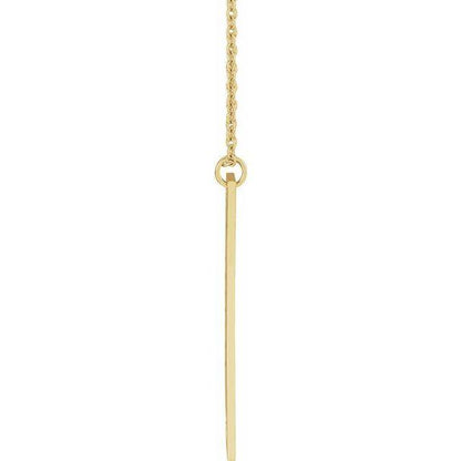 JDSP87762 - ENGRAVABLE BAR NECKLACE - Johnny Dang & Co